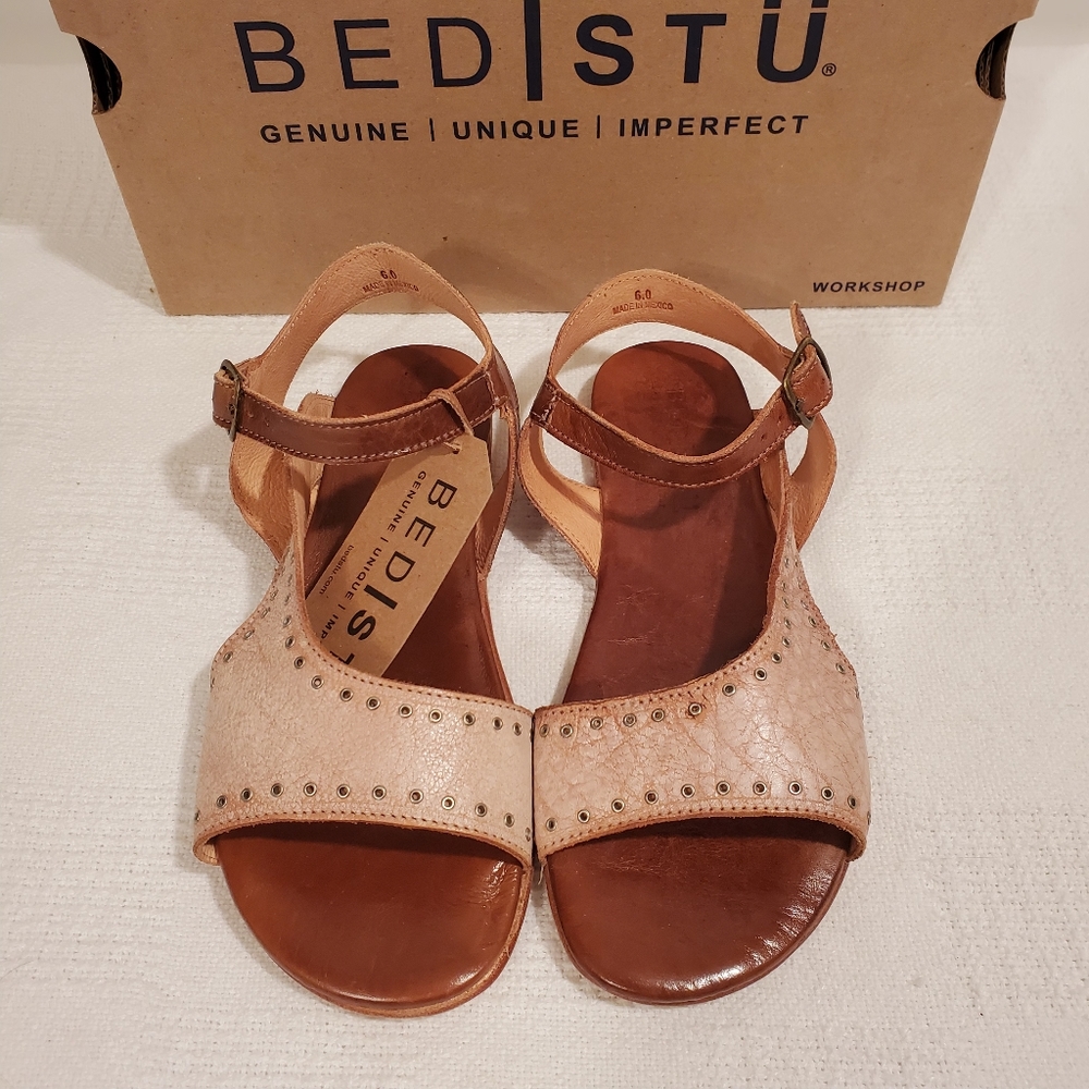 🆕️ BED STU AUBURN LEATHER BOHO SANDALS